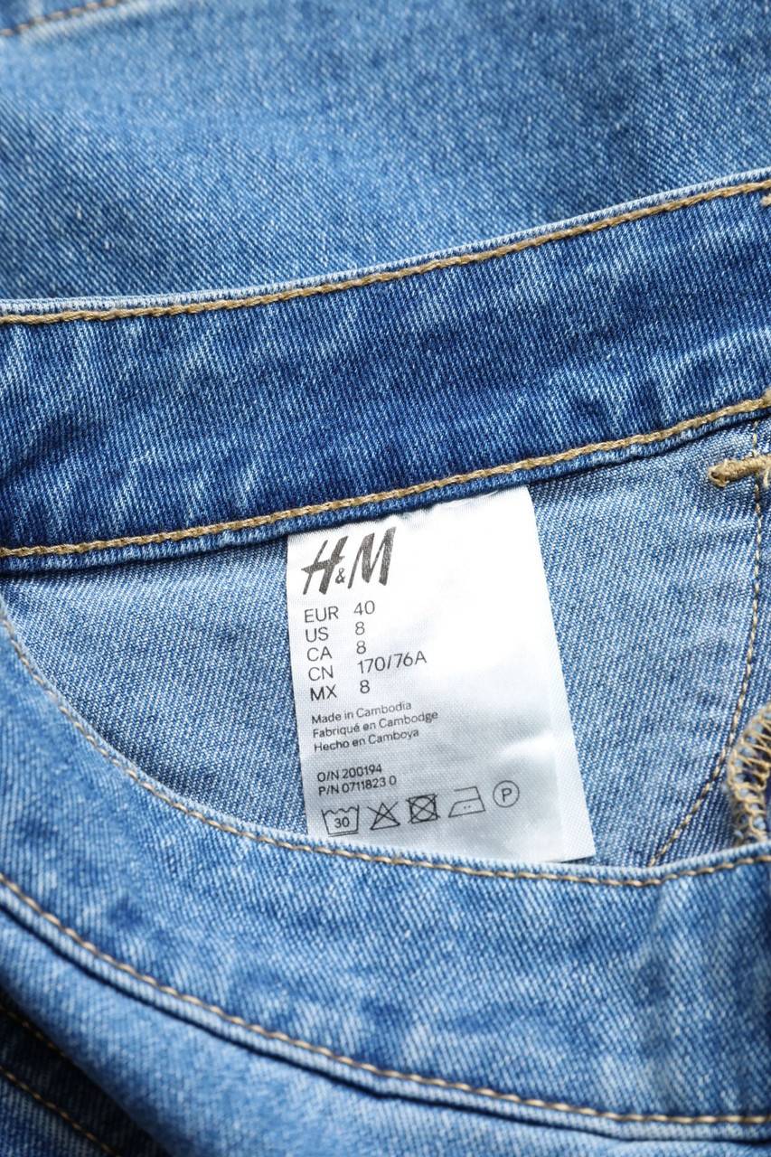 Carou H&M &denim High Waist-Jeans-Shorts