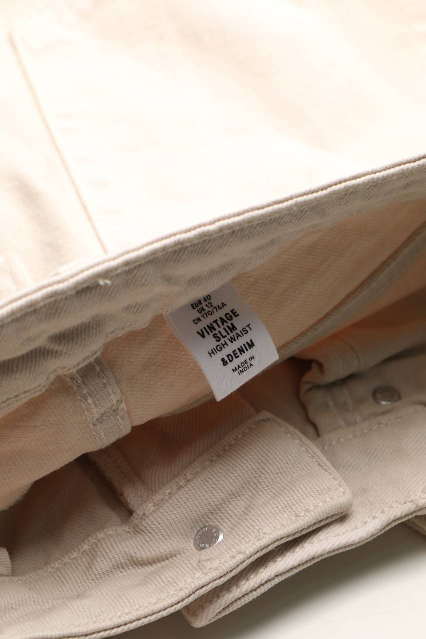 Carou H&M &denim High Waist-Slim Jeans