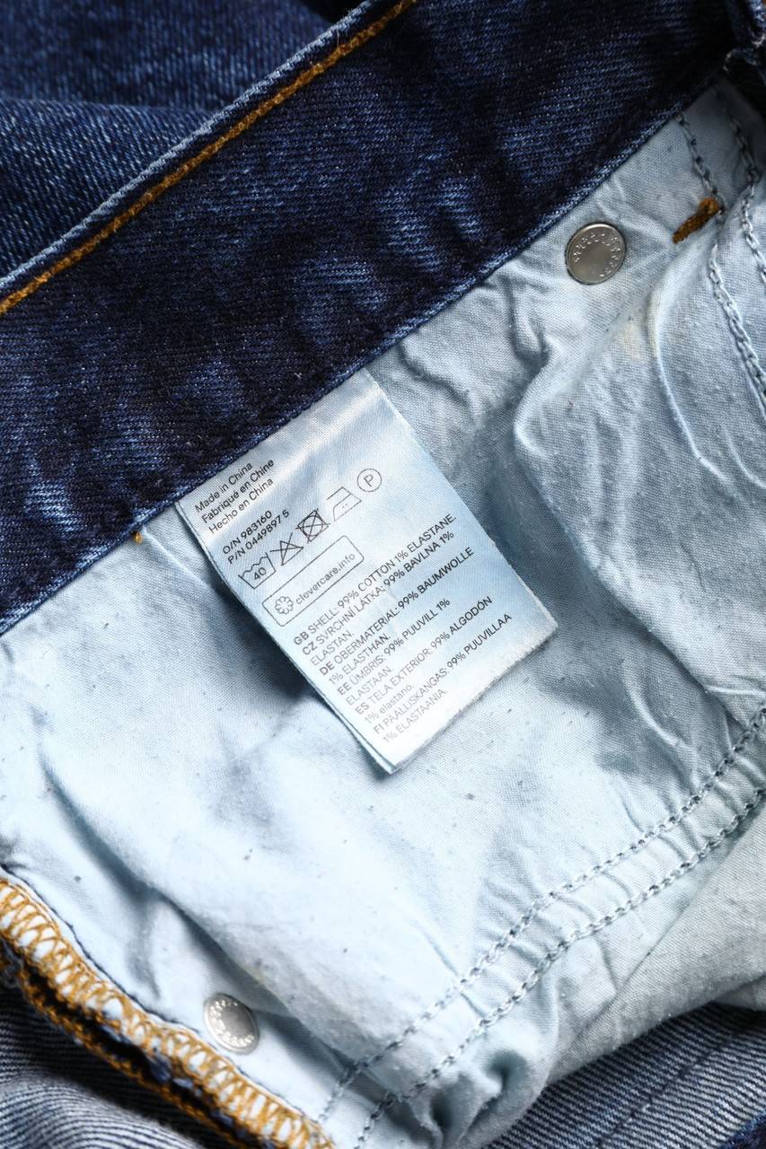 Carou H&M &denim Slim Jeans Mit Logo-Badge