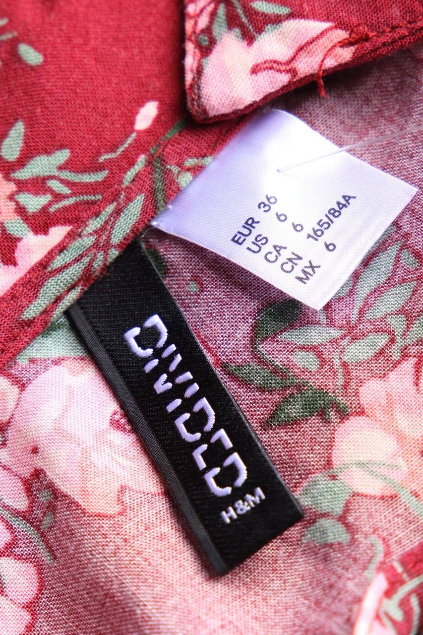 Carou H&M DIVIDED Bluse Mit Floralem Muster