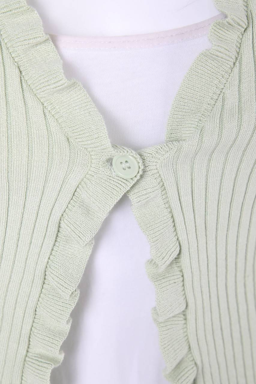 Carou H&M DIVIDED Cardigan Mit Rüschen