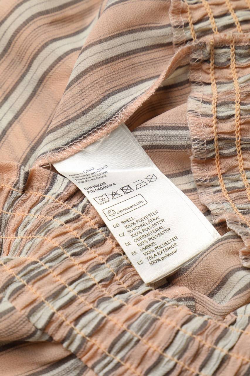 Carou H&M DIVIDED Carmen-Bluse Mit Streifen