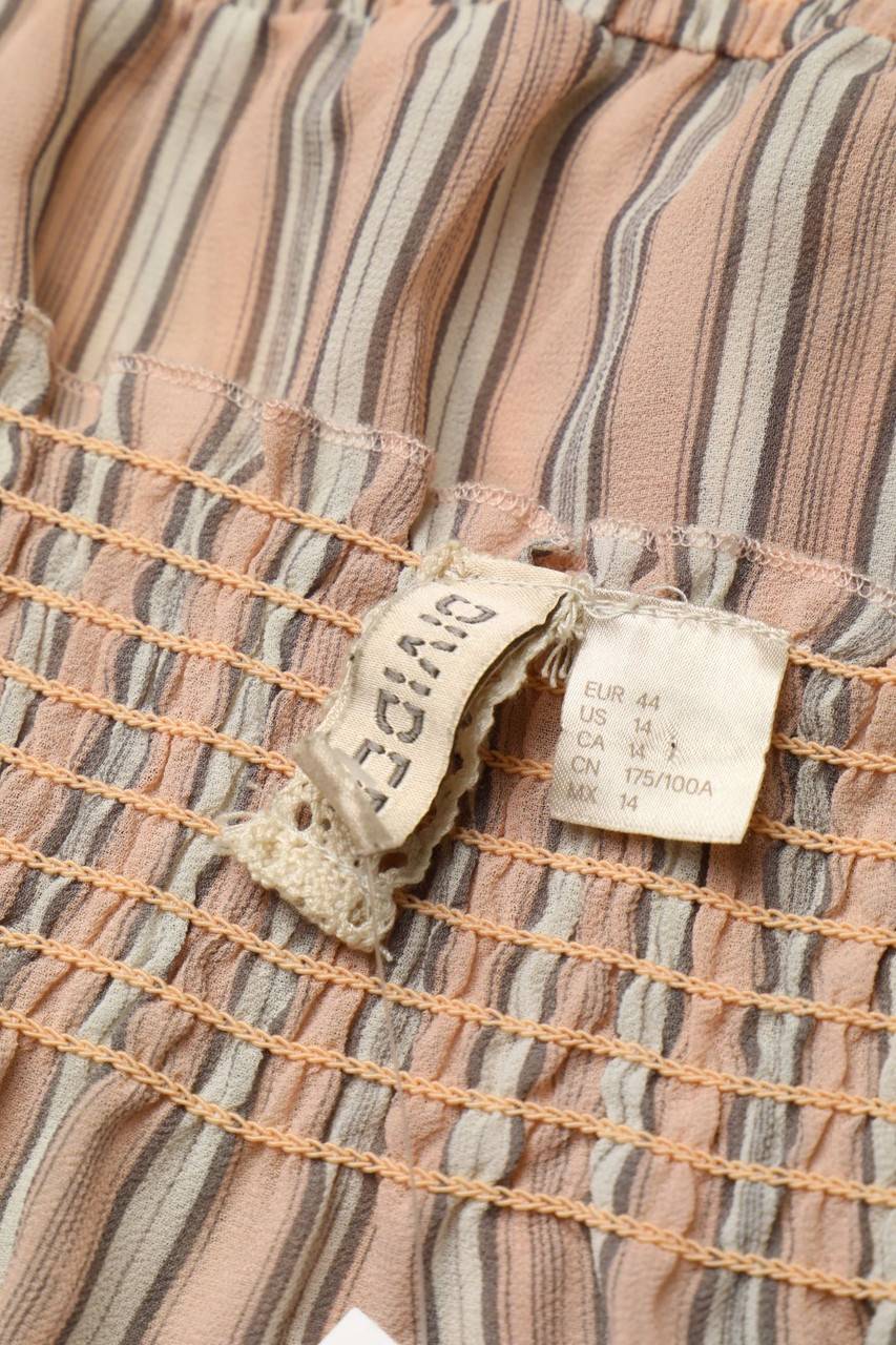 Carou H&M DIVIDED Carmen-Bluse Mit Streifen