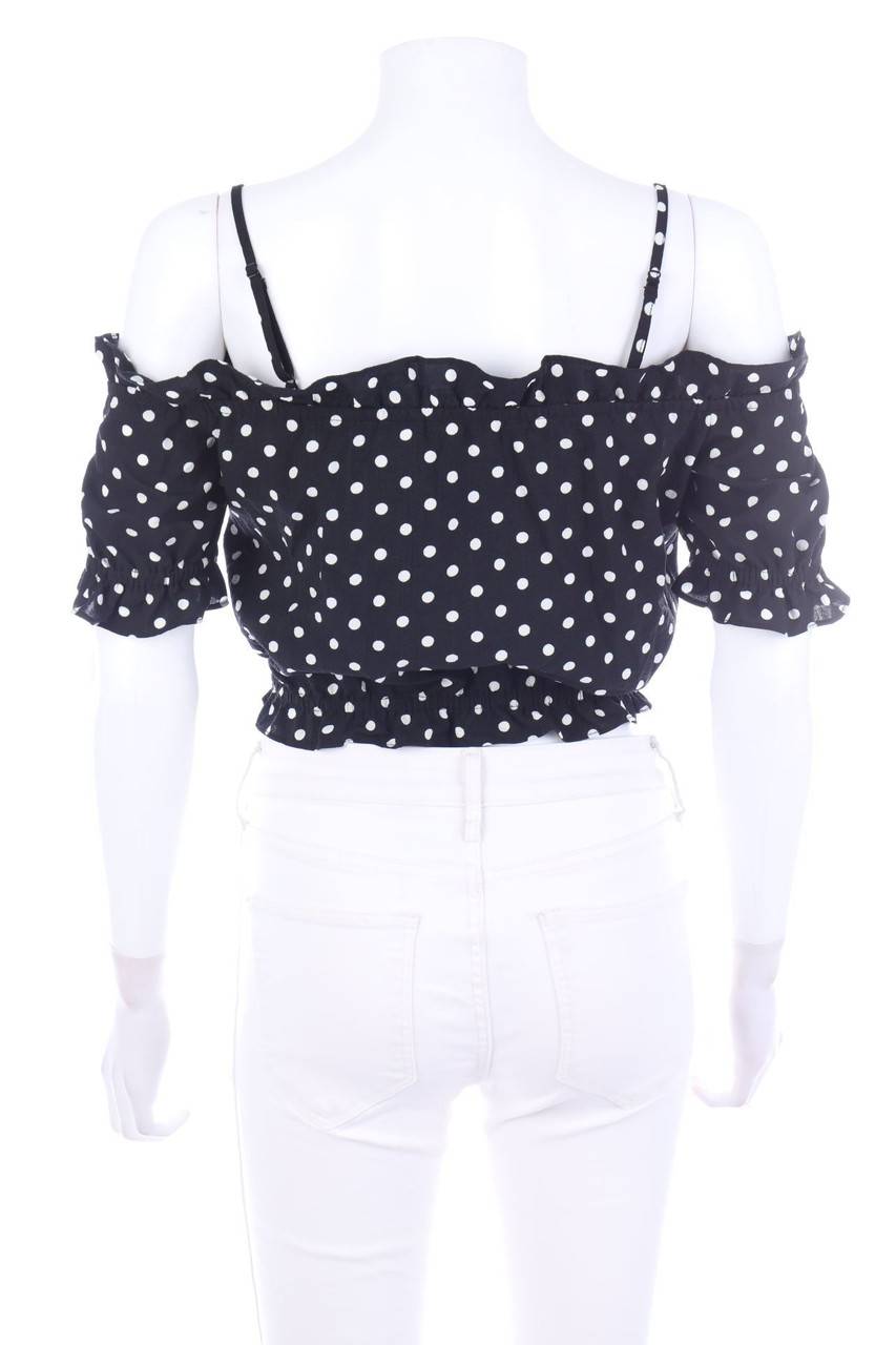 Carou H&M DIVIDED Carmen-Volant-Bluse