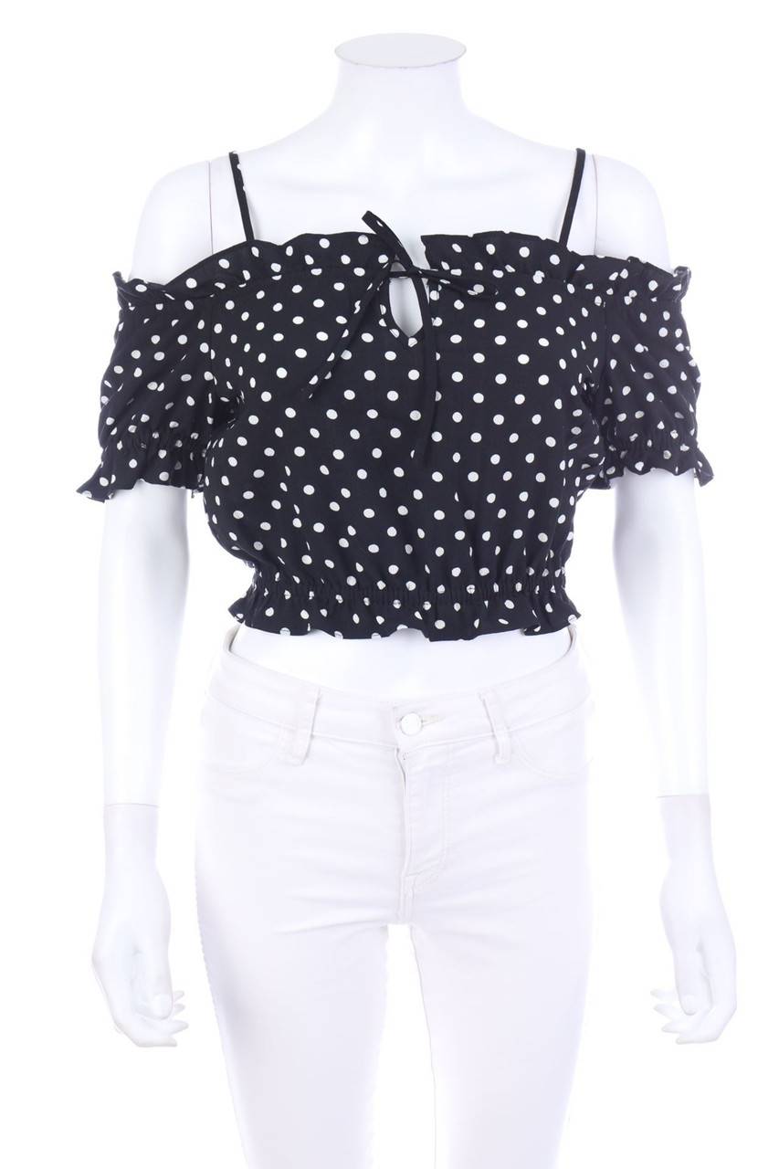 Carou H&M DIVIDED Carmen-Volant-Bluse