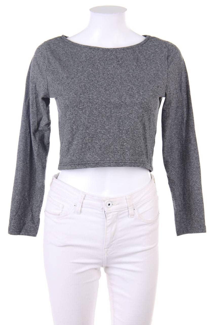 Carou H&M DIVIDED Cropped-Shirt aus Baumwoll-Mix