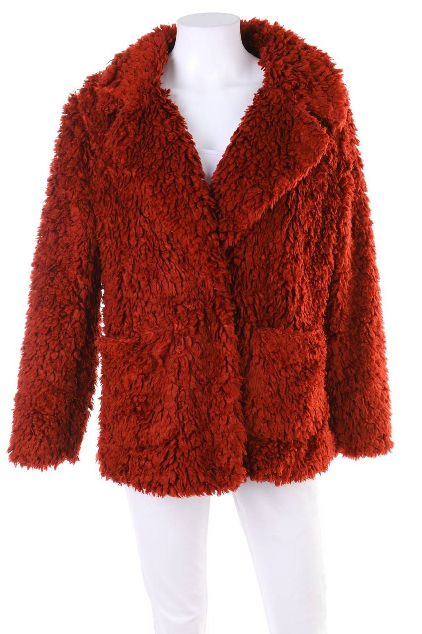 Carou H&M DIVIDED Fake Fur-Jacke