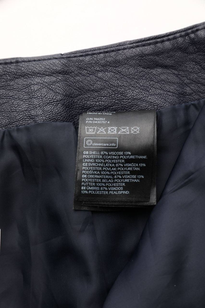 Carou H&M DIVIDED Faux Leather-Mini-Rock