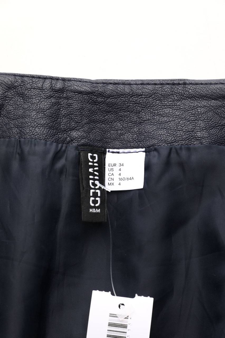 Carou H&M DIVIDED Faux Leather-Mini-Rock