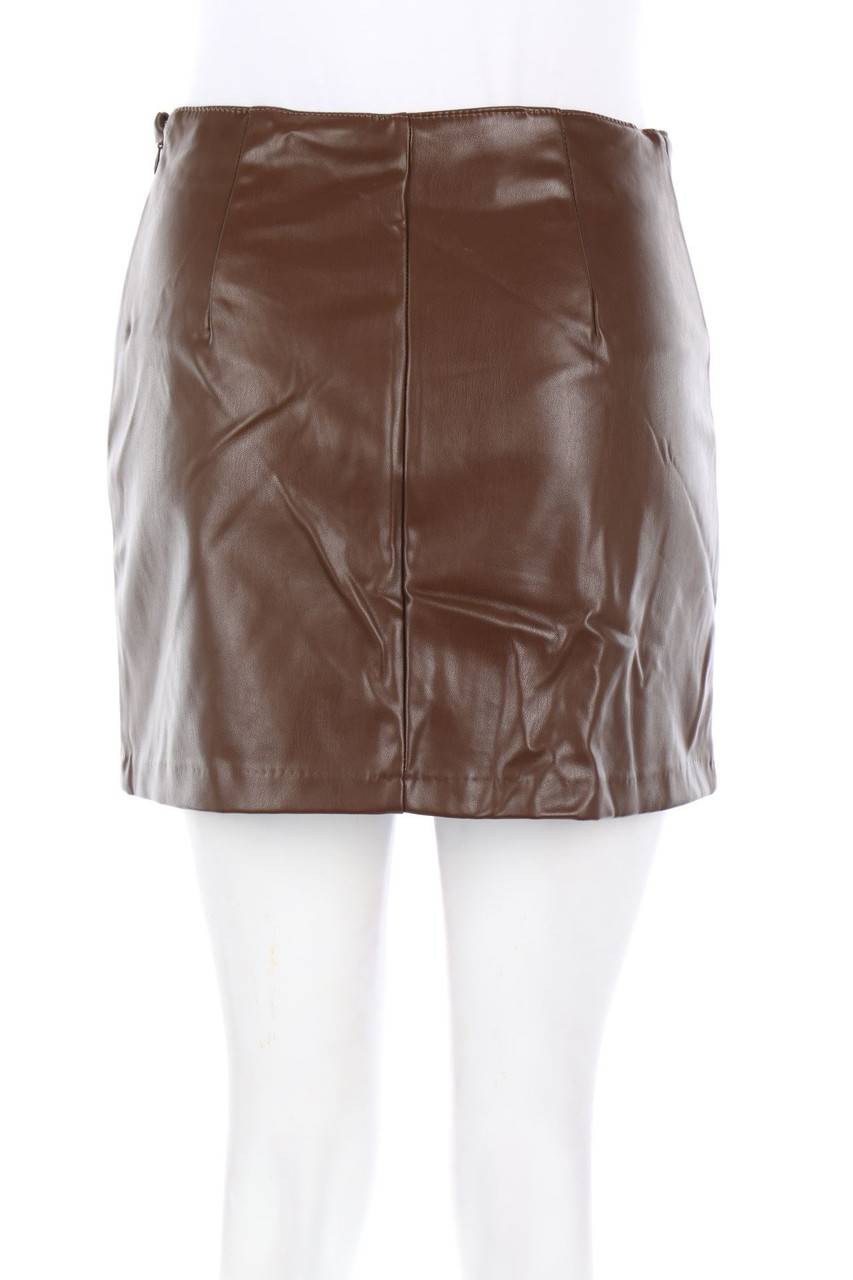 Carou H&M DIVIDED Faux Leather-Mini-Rock