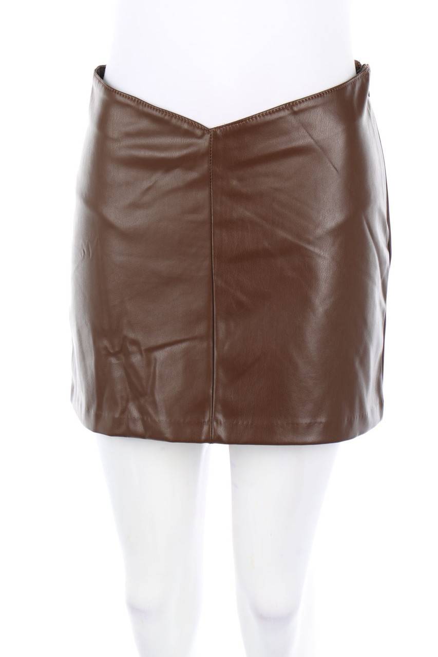 Carou H&M DIVIDED Faux Leather-Mini-Rock