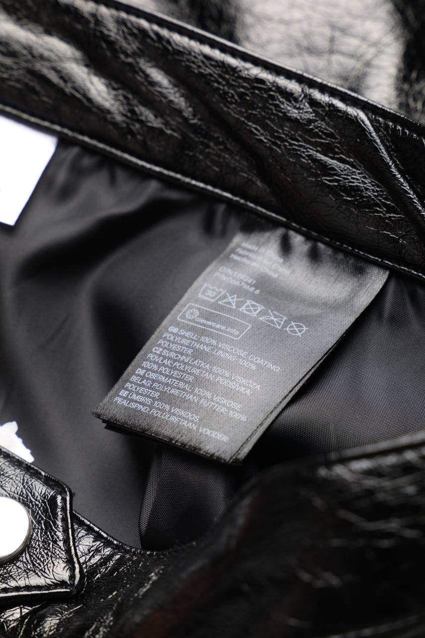 Carou H&M DIVIDED Faux Leather-Mini-Rock