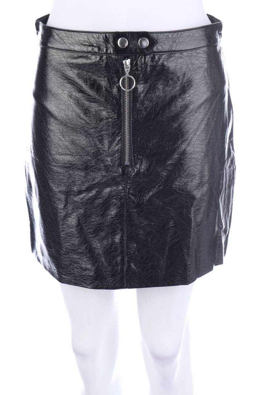 Carou H&M DIVIDED Faux Leather-Mini-Rock