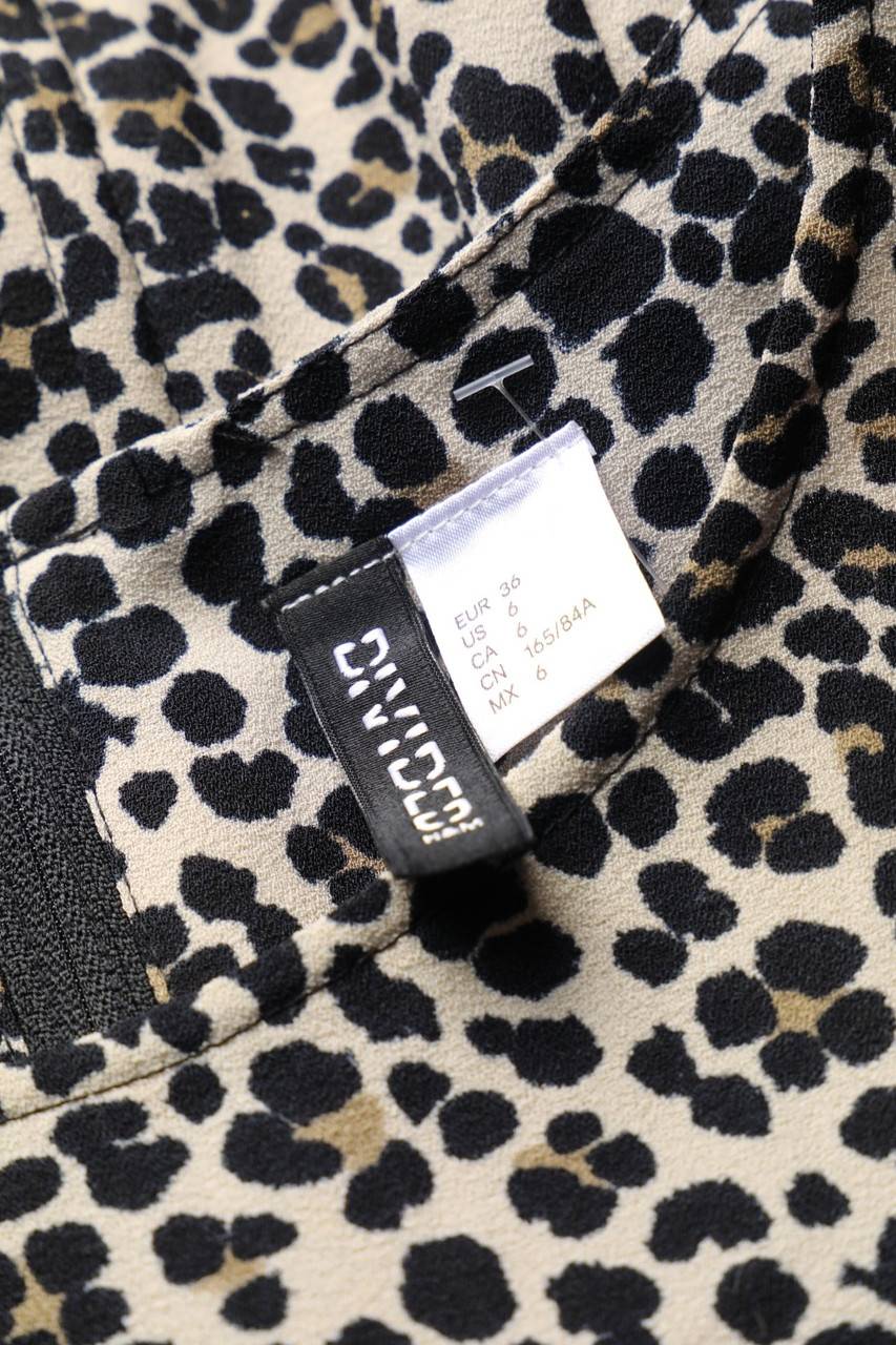 Carou H&M DIVIDED Kleid Mit Leo-Print