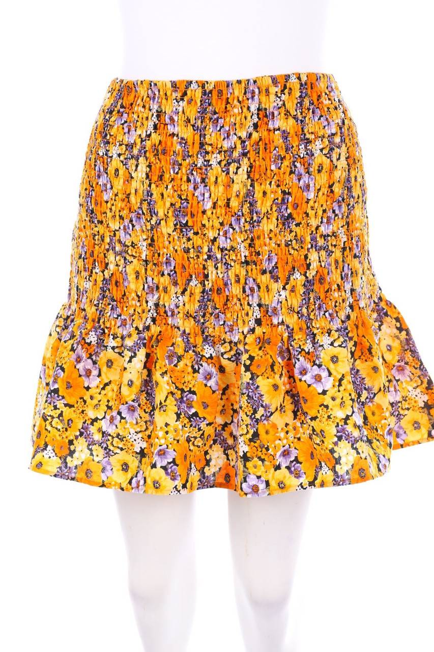 Carou H&M DIVIDED Minirock mit Blumen-Print