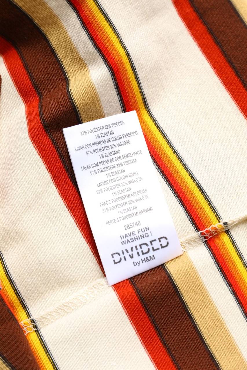 Carou H&M DIVIDED Poloshirt Mit Streifen