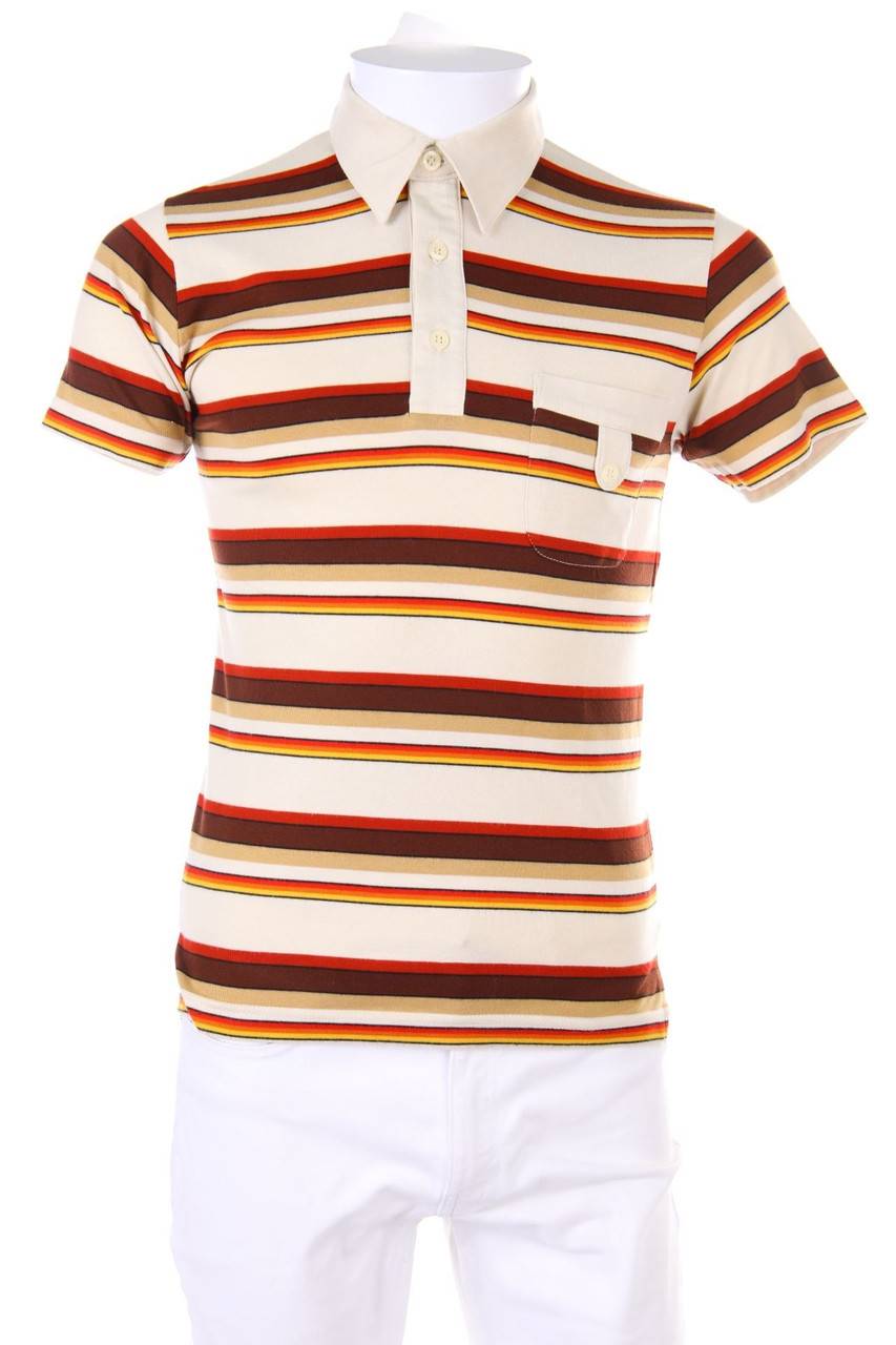 Carou H&M DIVIDED Poloshirt mit Streifen