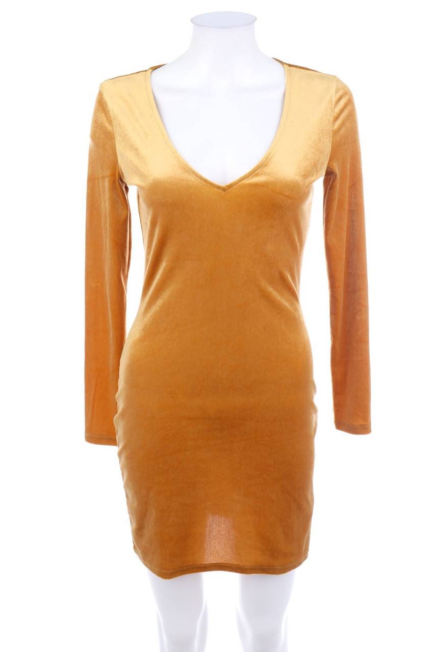 Carou H&M DIVIDED Samt-Kleid