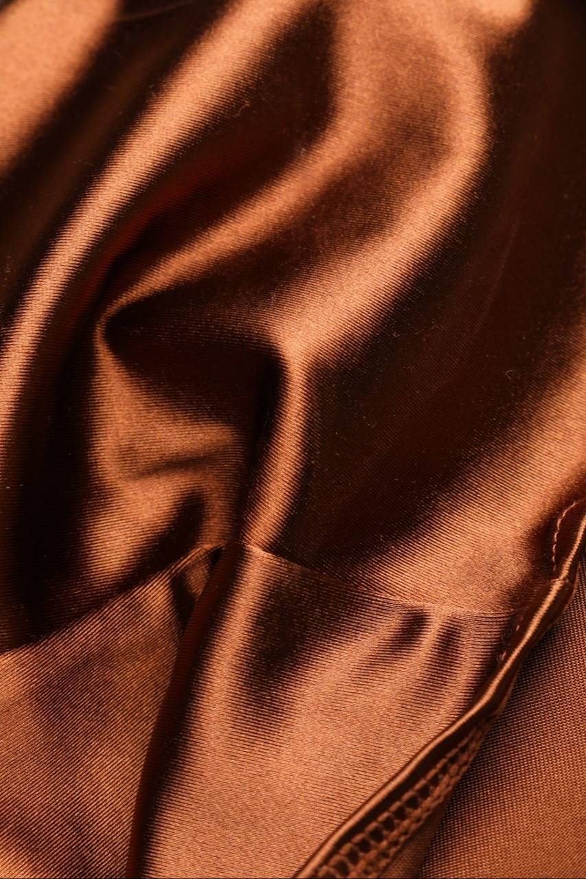 Carou H&M DIVIDED Satin-Crop-Top Mit Schnürung