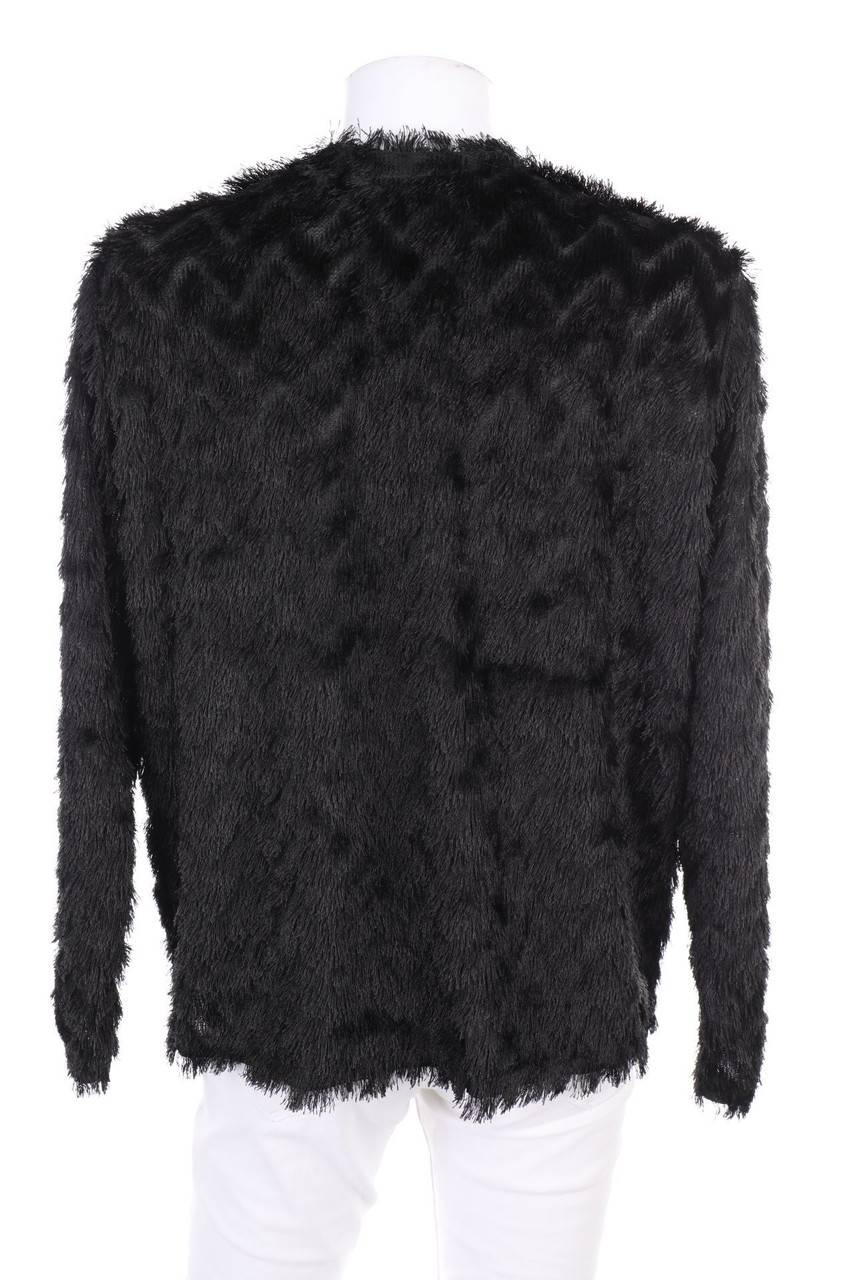 Carou H&M DIVIDED Teddy-Cardigan Mit Muster