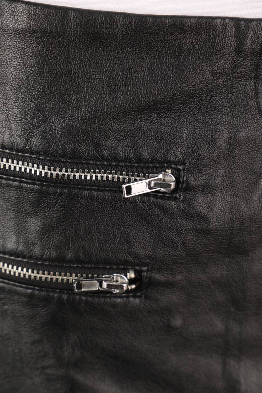 Carou H&M Faux Leather-Mini-Rock