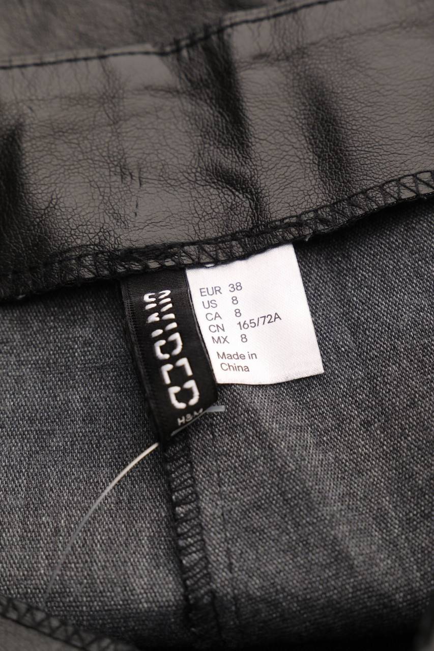 Carou H&M Faux Leather-Mini-Rock