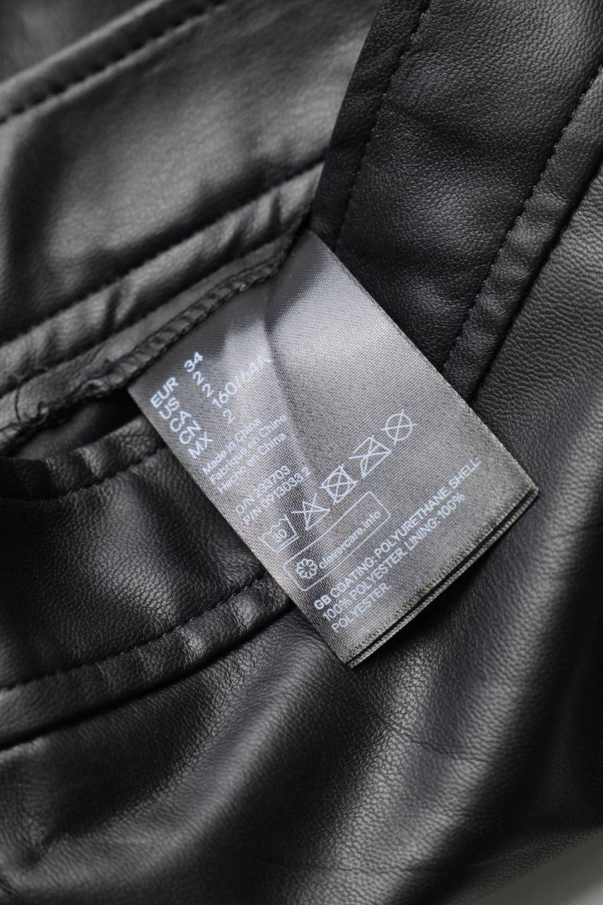 Carou H&M Faux Leather-Mini-Rock