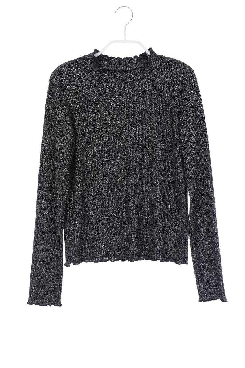 Carou H&M Glitzer-T-Shirt mit langem Ärmel