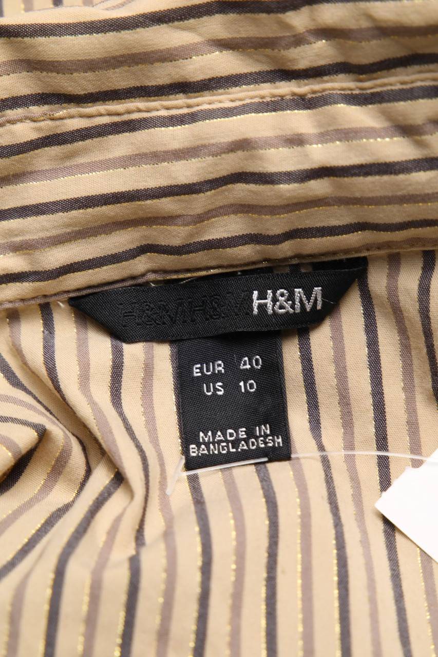 Carou H&M Hemd-Bluse Mit Glitzer