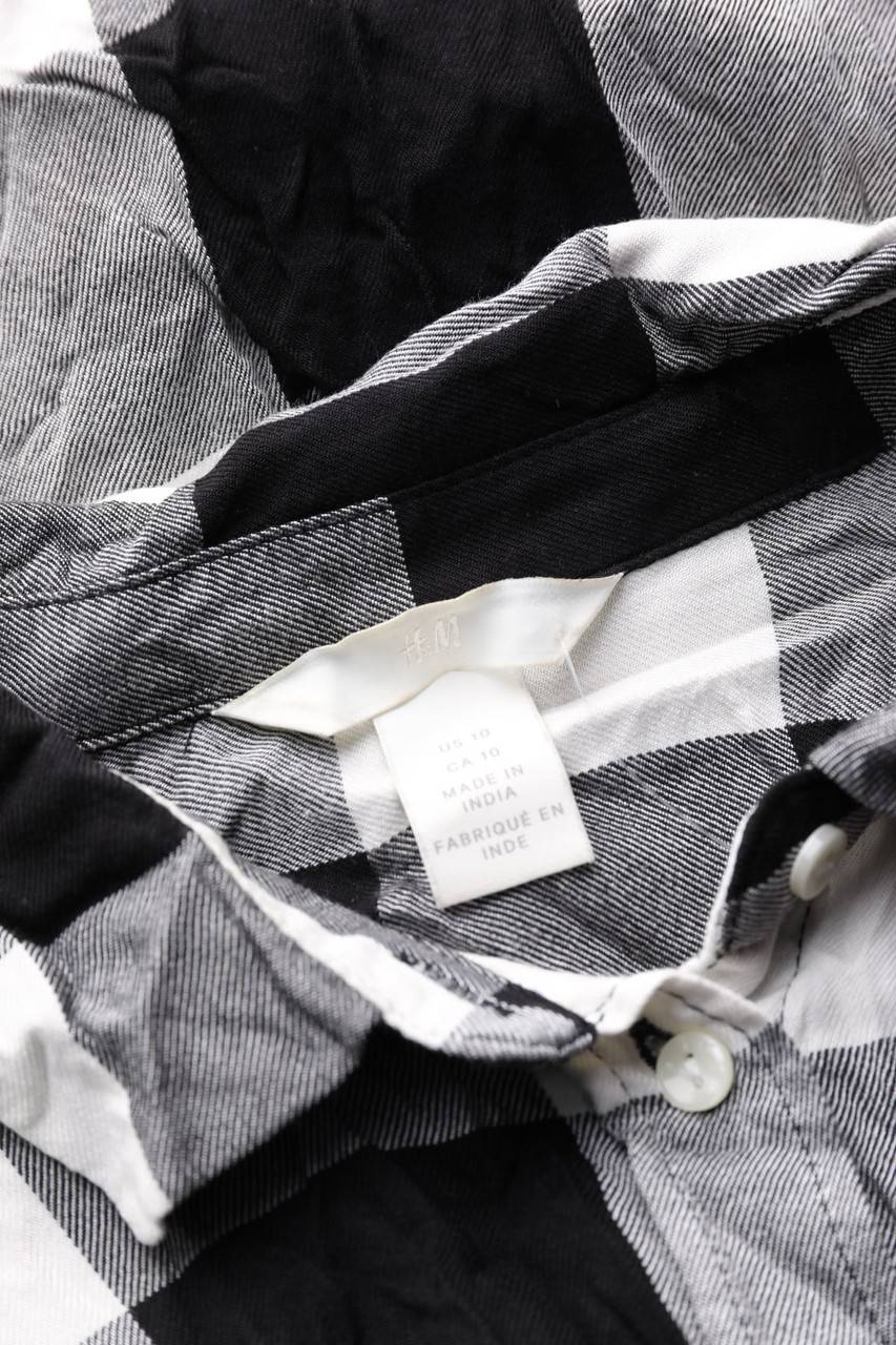Carou H&M Hemd-Bluse Mit Karo-Muster