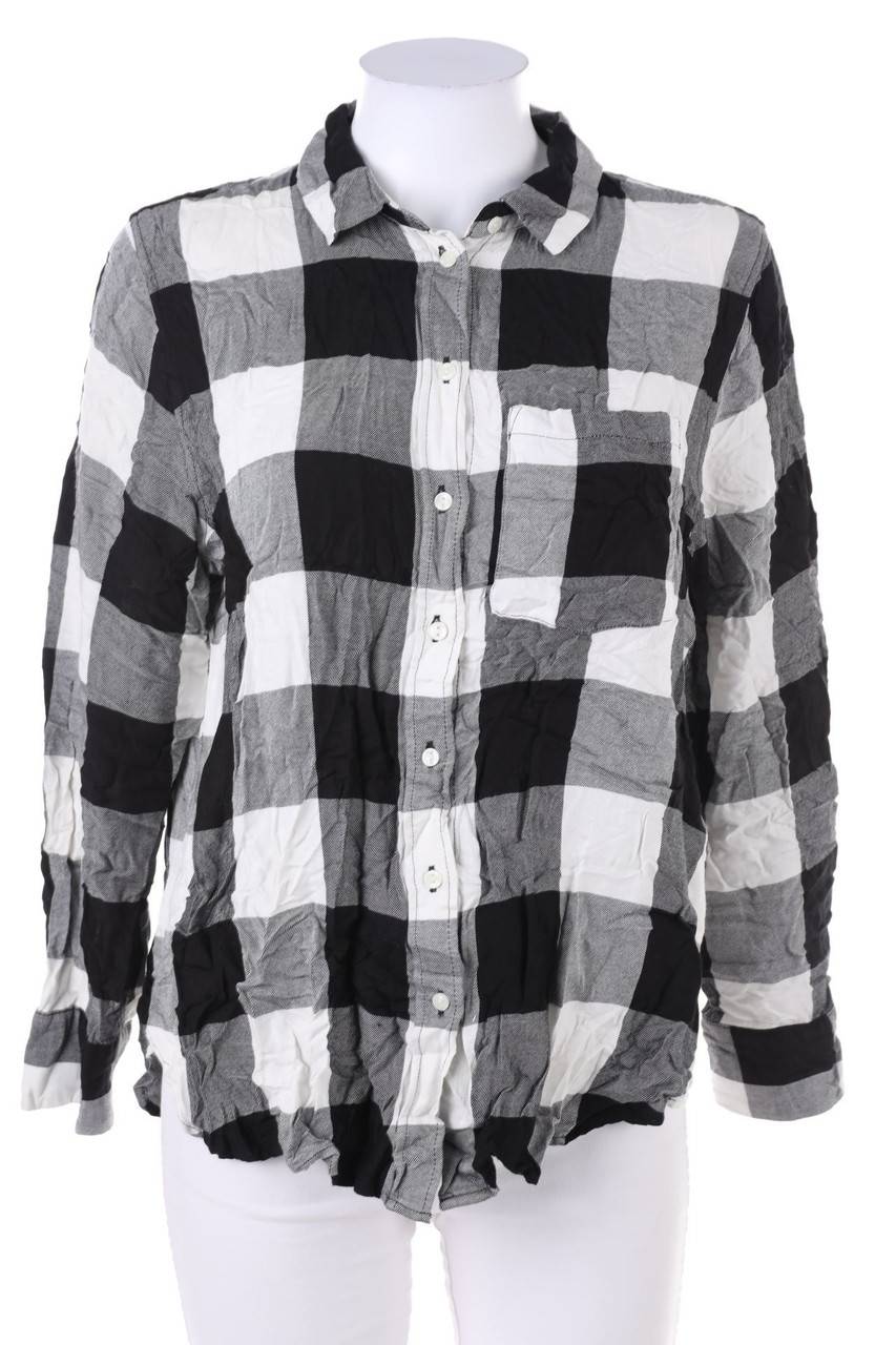 Carou H&M Hemd-Bluse mit Karo-Muster