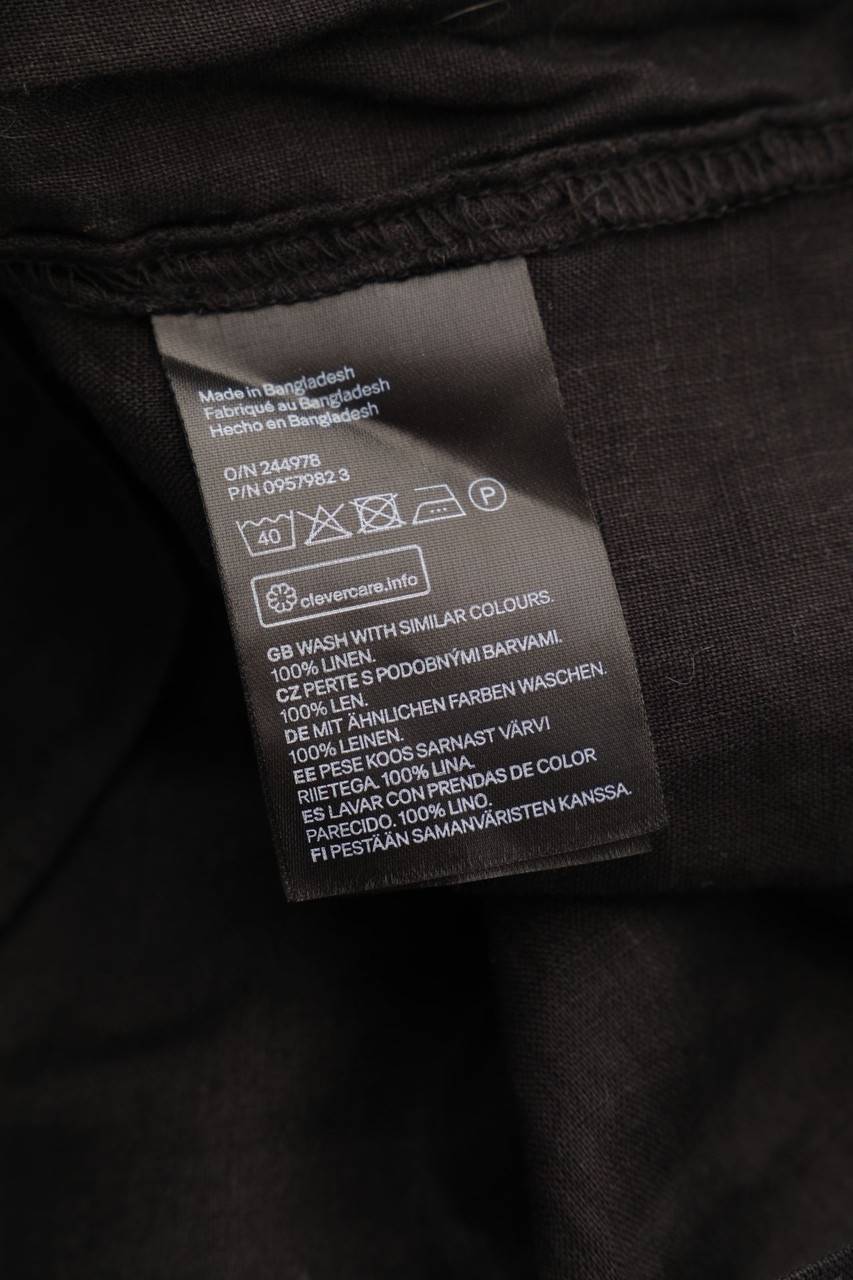 Carou H&M Hemd-Bluse Mit Kurzem Ärmel