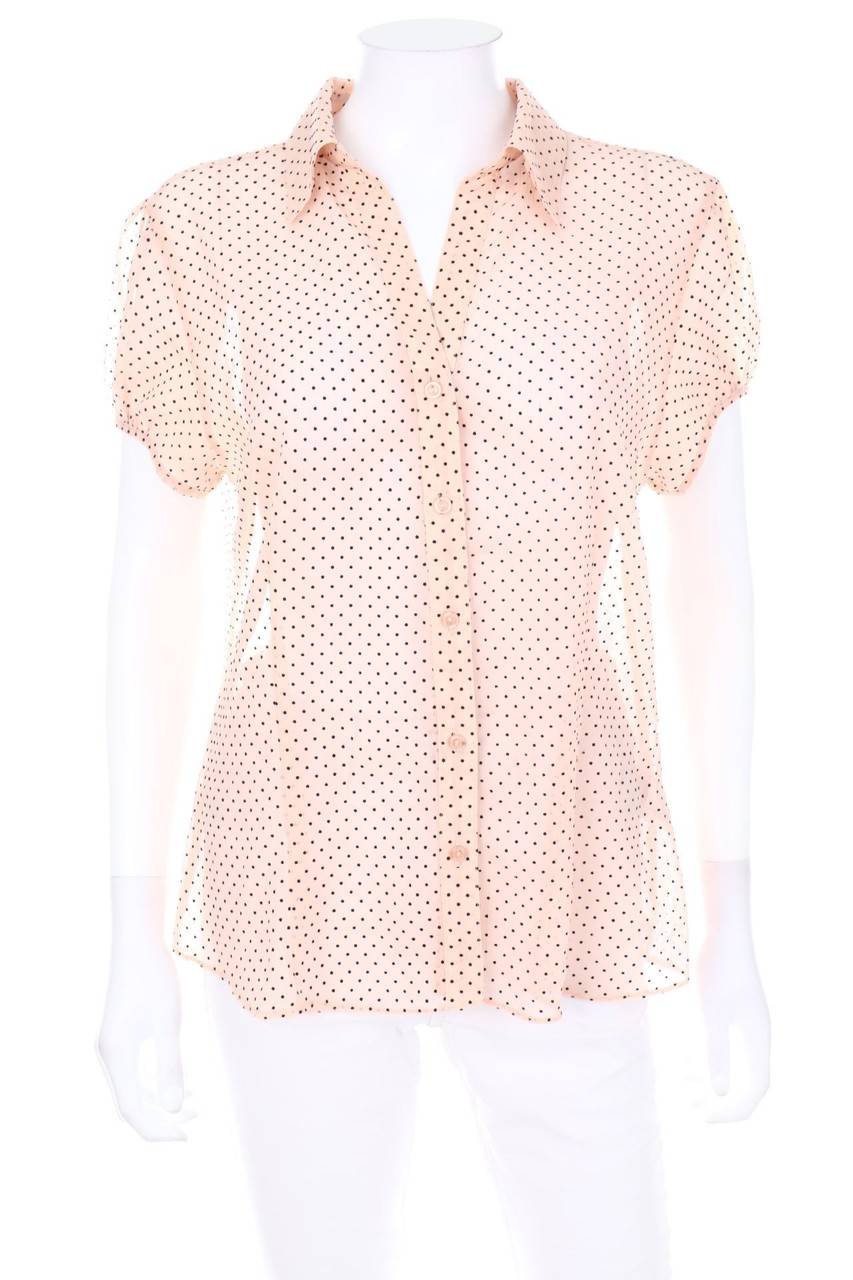 Carou H&M Hemd-Bluse mit kurzem Ärmel