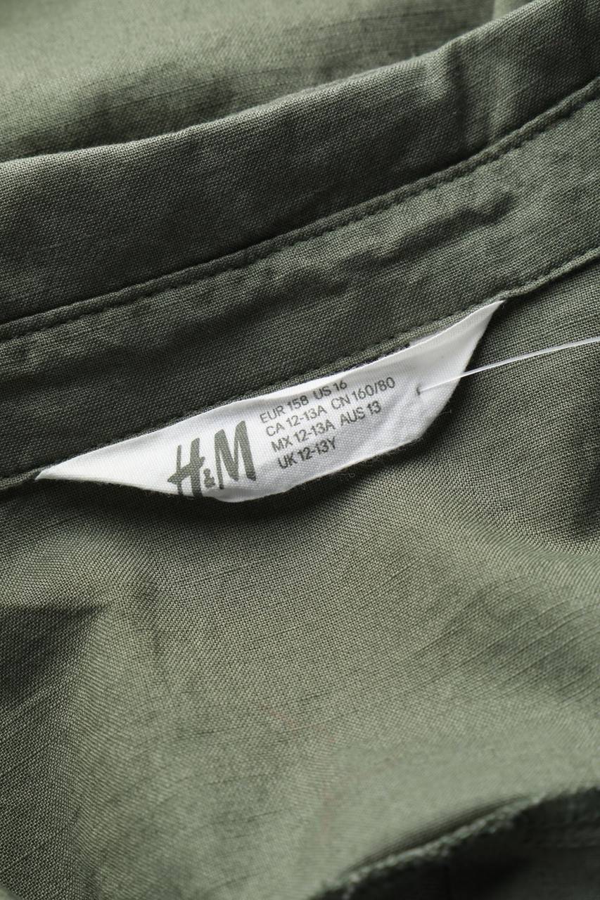 Carou H&M Hemd-Kleid Aus Baumwolle