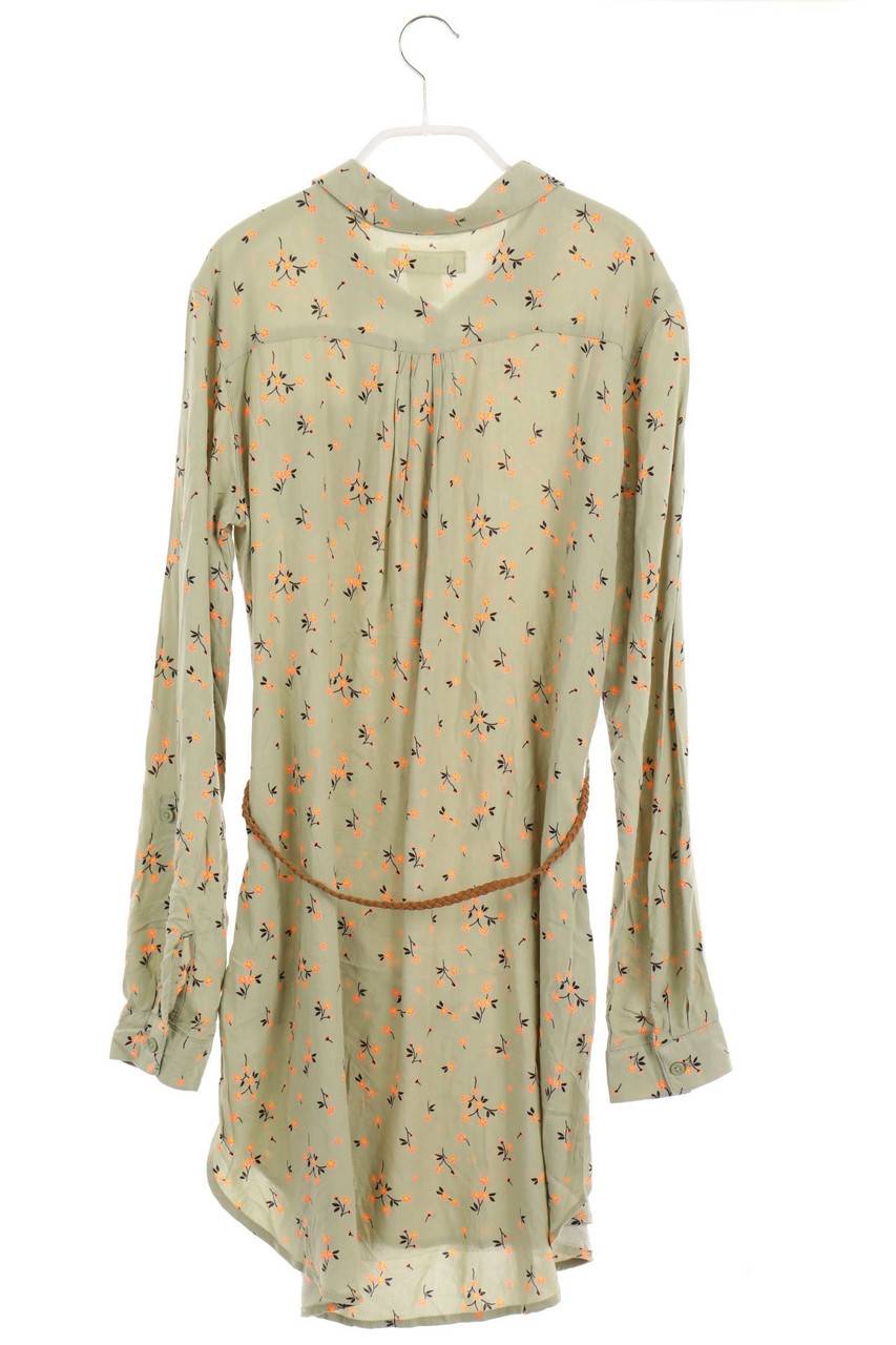 Carou H&M Hemd-Kleid Mit Blumen-Print