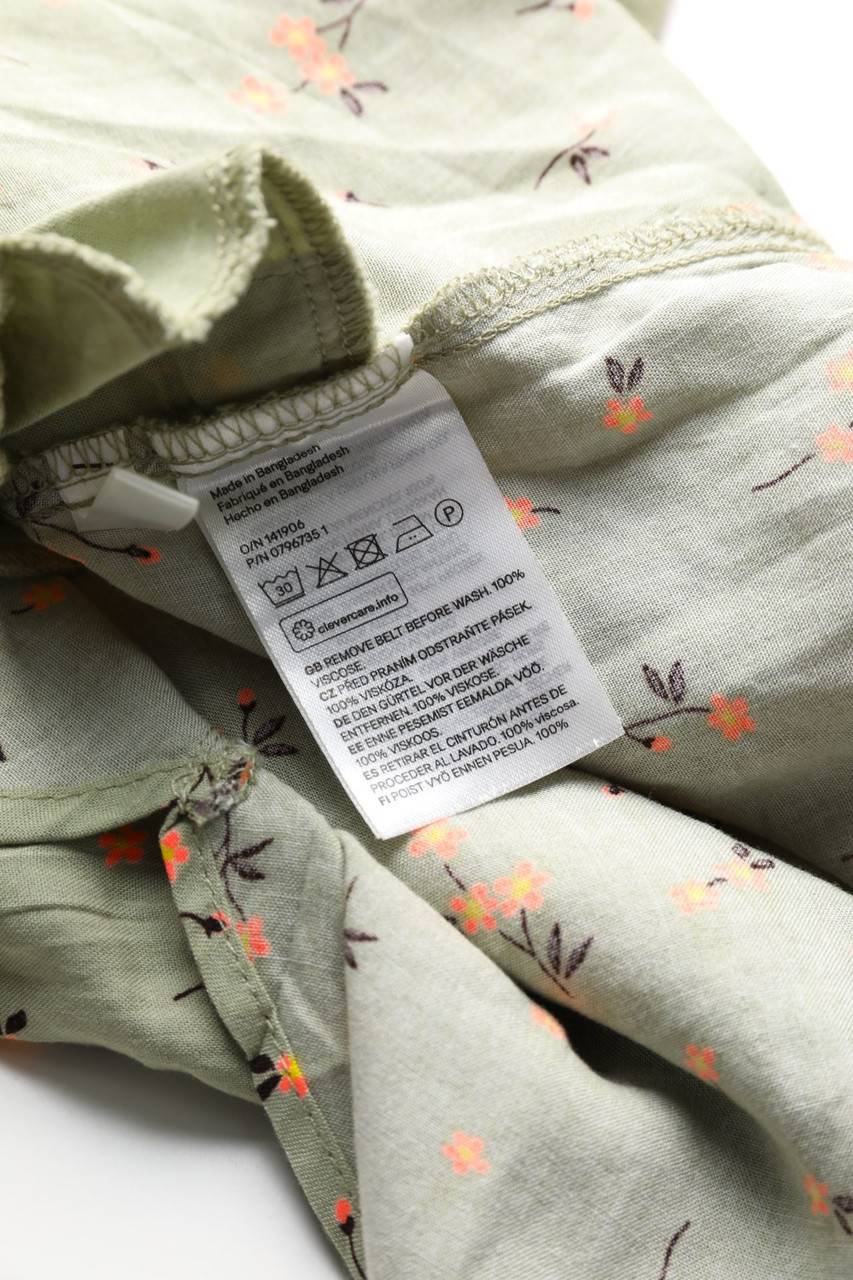 Carou H&M Hemd-Kleid Mit Blumen-Print