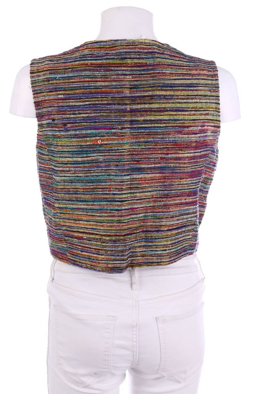 Carou H&M Hennes Vintage-Weste Mit Glitzer