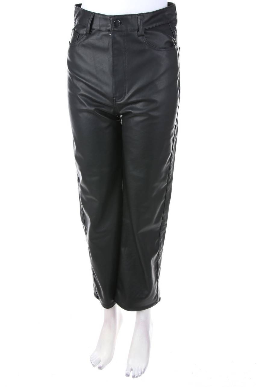 Carou H&M High Waist-Kunstleder-Hose