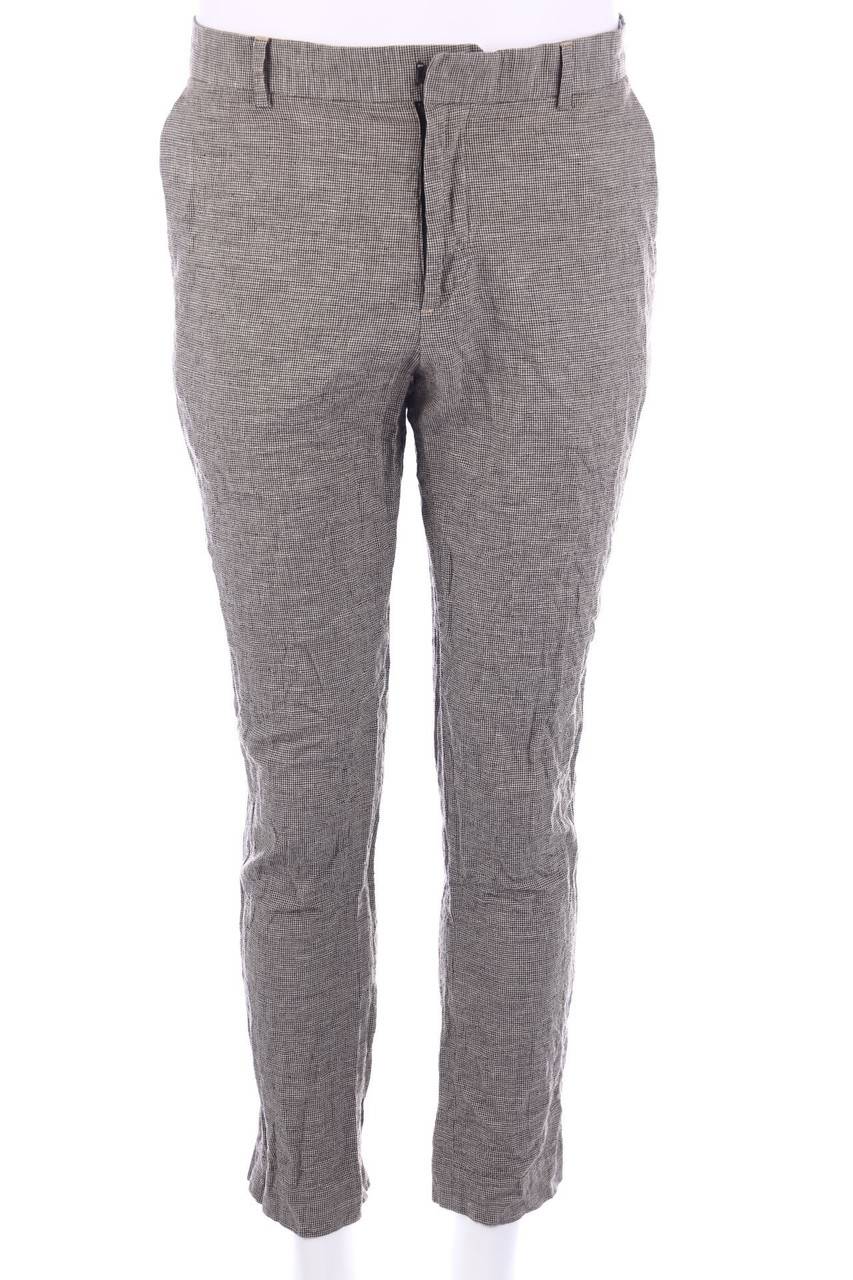 Carou H&M Hose aus Leinen-Mix mit Muster