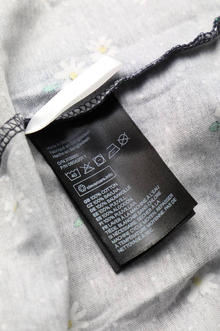 Carou H&M Jersey-Kleid Mit Blumen-Print