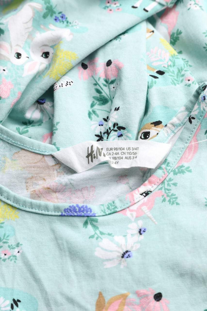Carou H&M Jersey-Kleid Mit Print