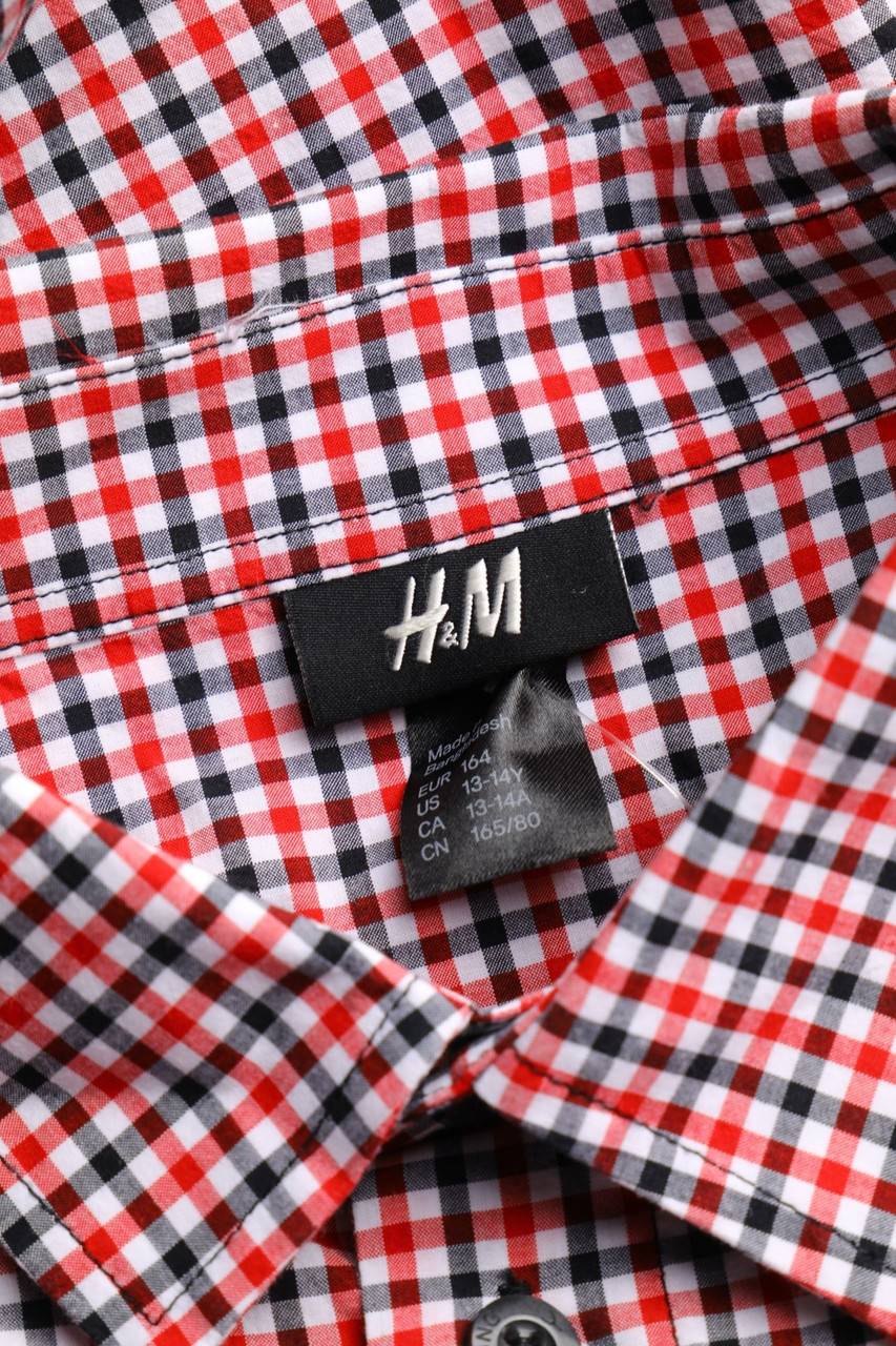 Carou H&M Karo-Hemd Aus Baumwolle