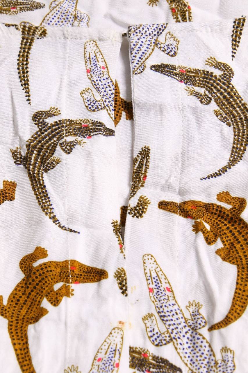 Carou H&M Kleid In A-Linie Mit Print