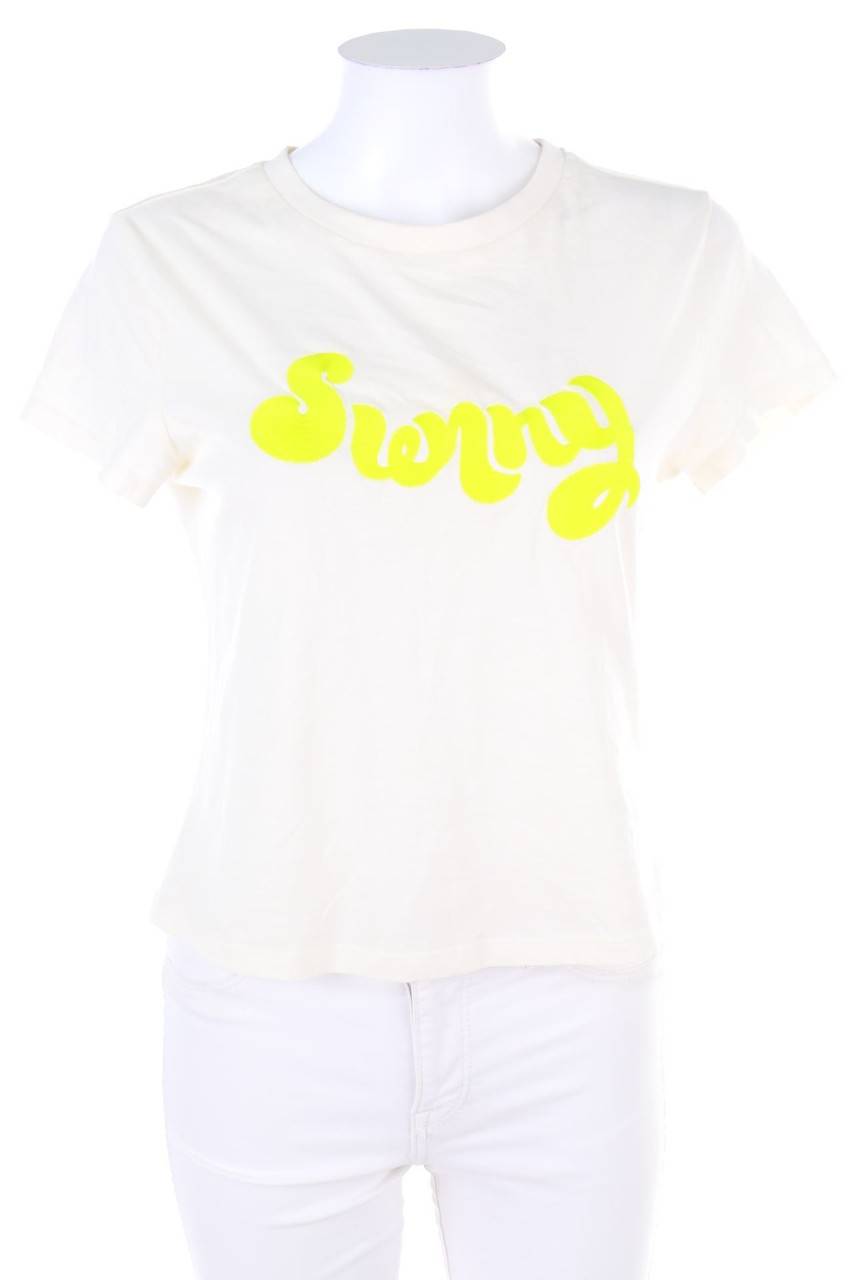 Carou H&M Kurzarm-Shirt mit Statement-Print