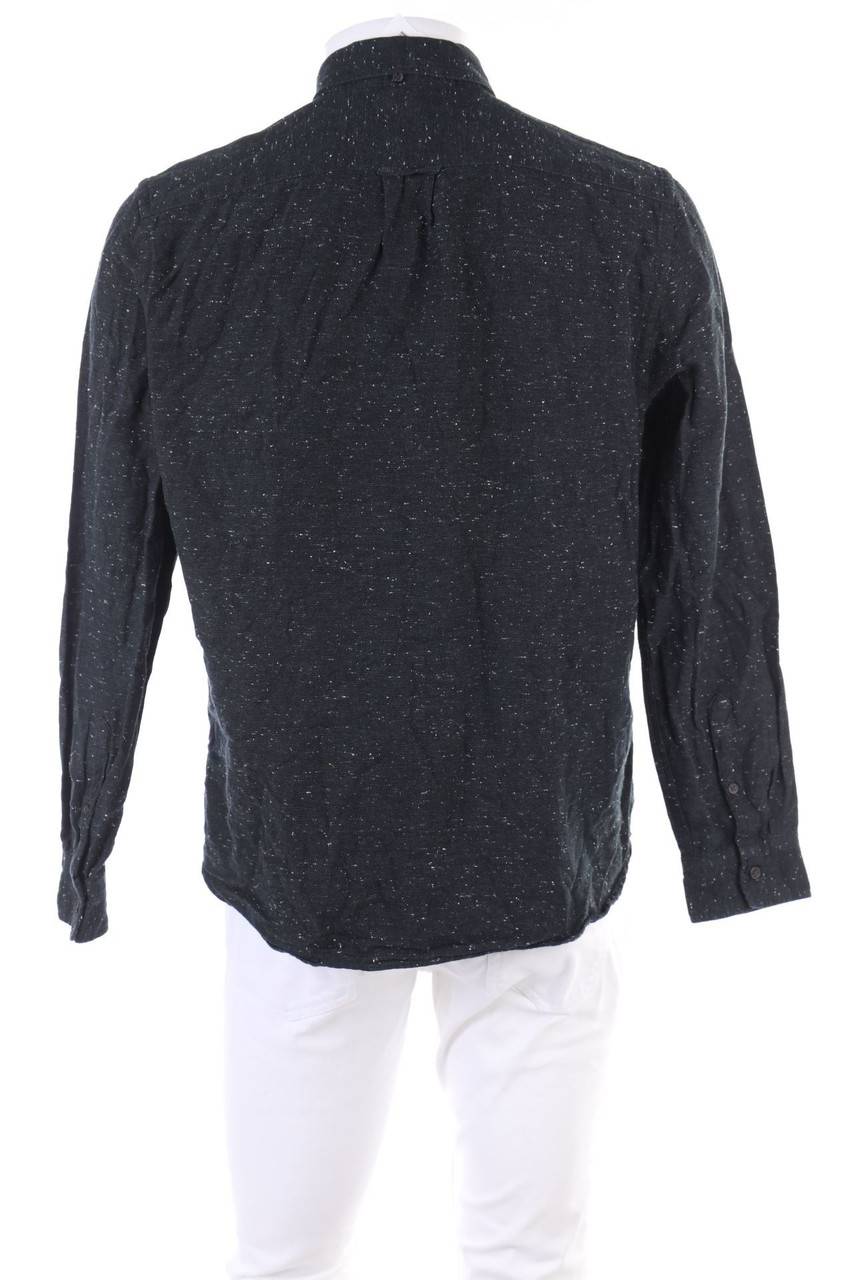 Carou H&M LOGG Baumwoll-Muster-Button-down-Hemd