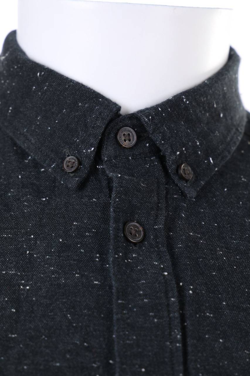 Carou H&M LOGG Baumwoll-Muster-Button-down-Hemd