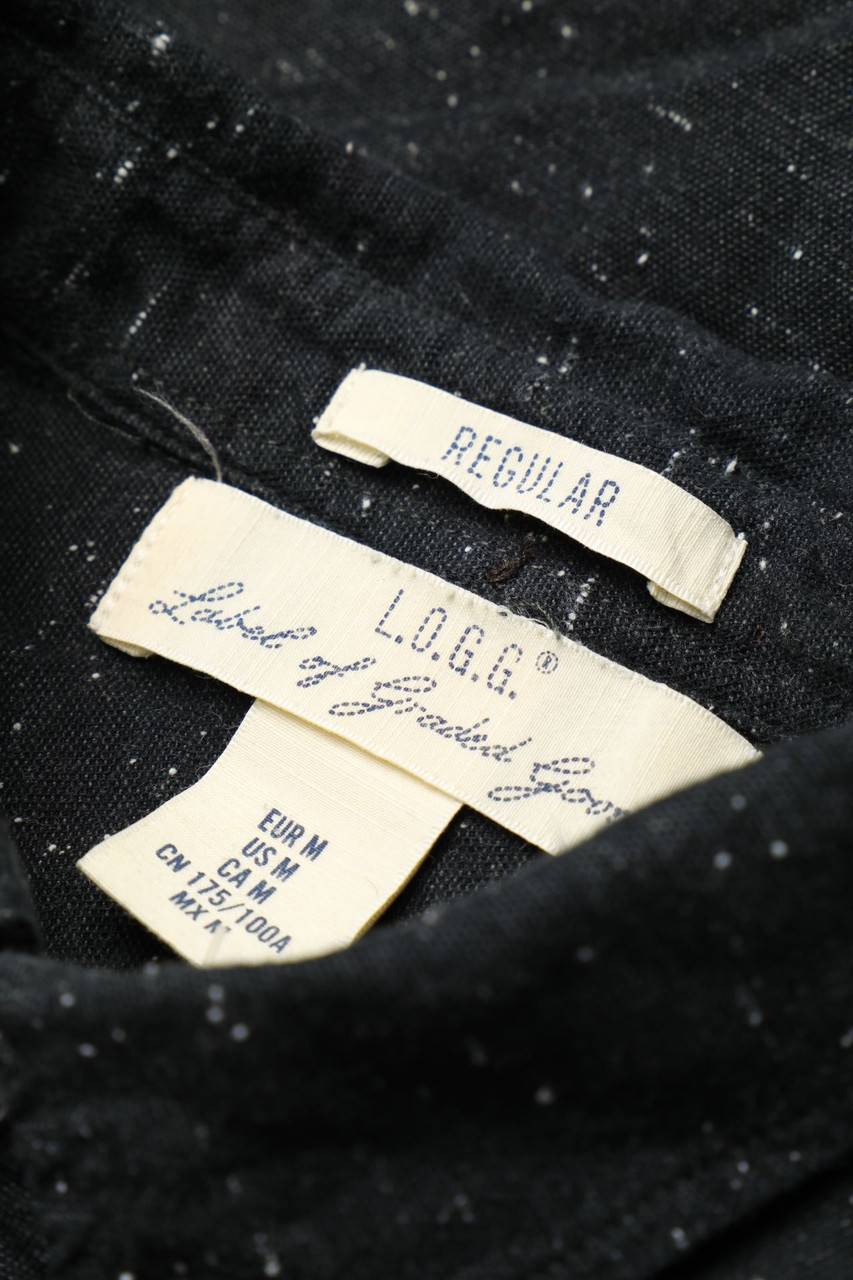 Carou H&M LOGG Baumwoll-Muster-Button-down-Hemd