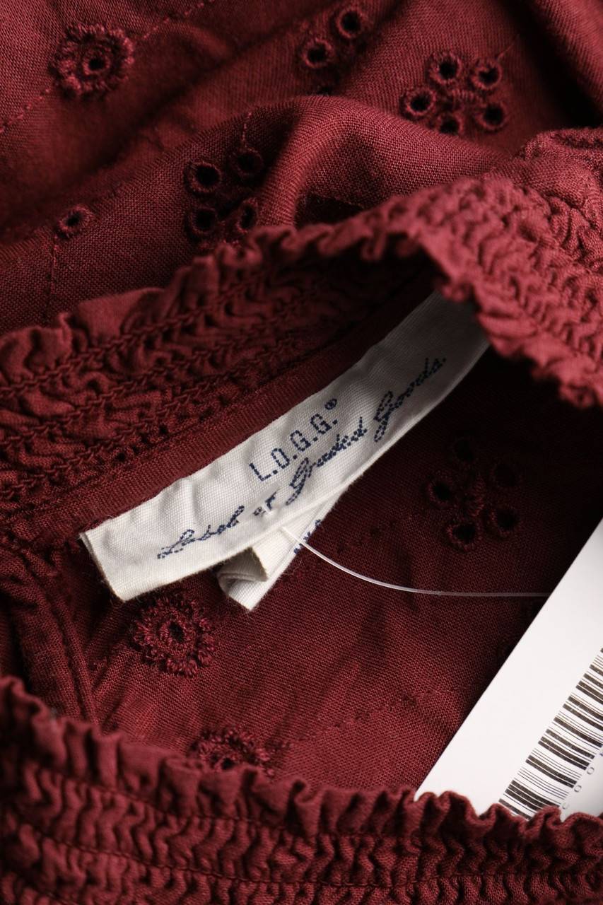 Carou H&M LOGG Bluse Mit Stickereien