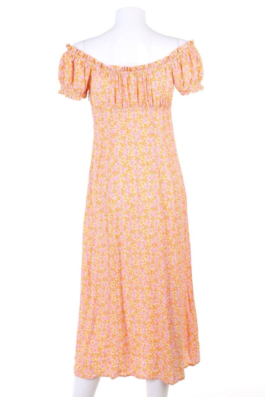 Carou H&M Midikleid Mit Blumen-Print