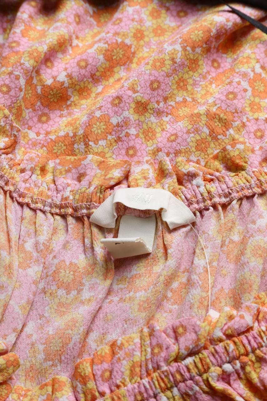 Carou H&M Midikleid Mit Blumen-Print